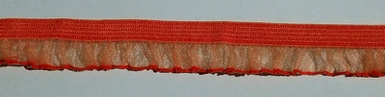 Elastische Spitze+Organza 15-16mm (50 m), Orange